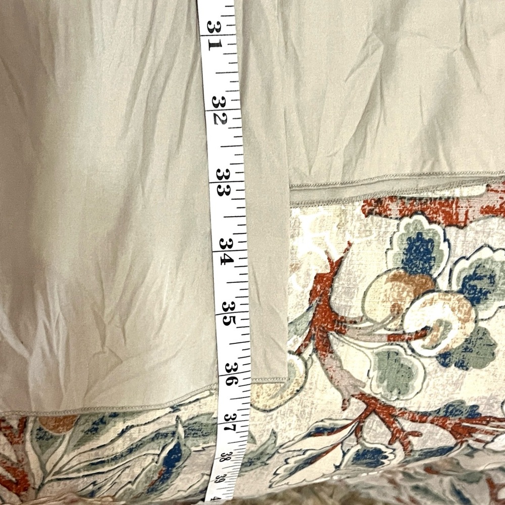 ZAPA, Paris Stone Cotton Blend Shirt, Tiered Bell Sleeves French Size Medium - Picture 11 of 11